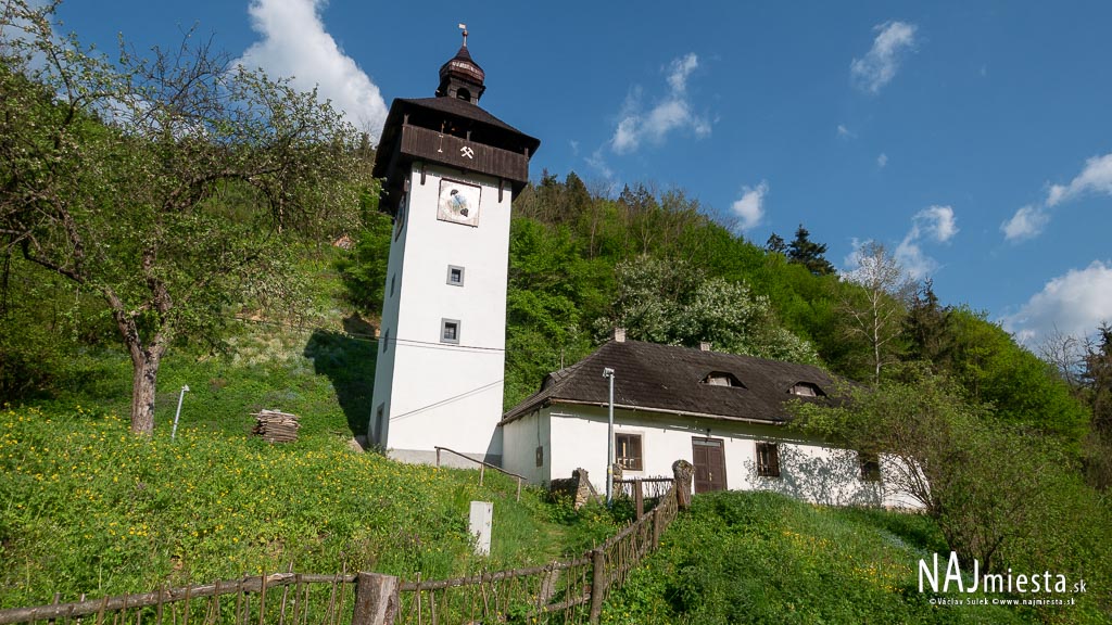 Hodrušská banícka klopačka v obci Hodruša Hámre v časti Banská Hodruša