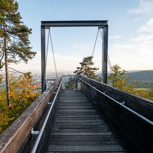 Vyhliadkový mostík na Hradovej